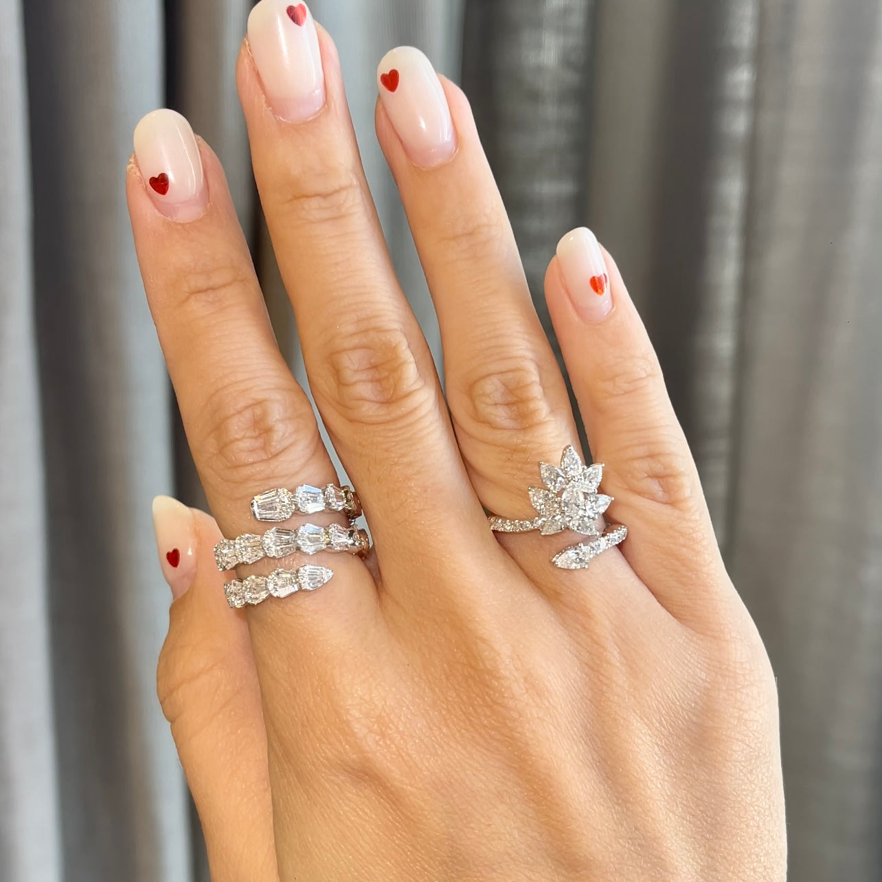 14K White Gold Diamond Ring Enhancer – Daniel's Creations Jewelry