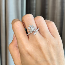 Load image into Gallery viewer, Pear Cluster Diamond Ring
